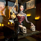 Kobine Women's Vintage Jacquard Strappy Overbust Corsets