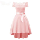 Women's Vintage Off Shoulder Lace Party Dresses Wedding Dress