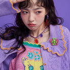 Pink Kawaii Women's Butterfly Bead Brooches