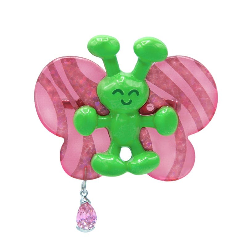 Pink Kawaii Women's Butterfly Bead Brooches