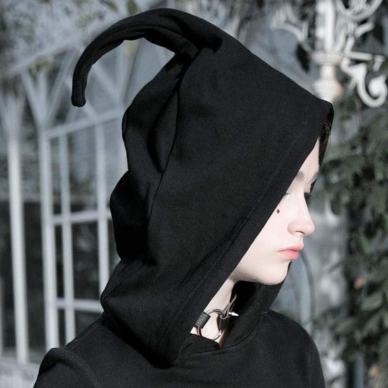 Women's Gothic Long Sleeved Witch Hood Dresses
