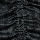 PR-A Women's Grunge Halterneck Plaid Slip Dress