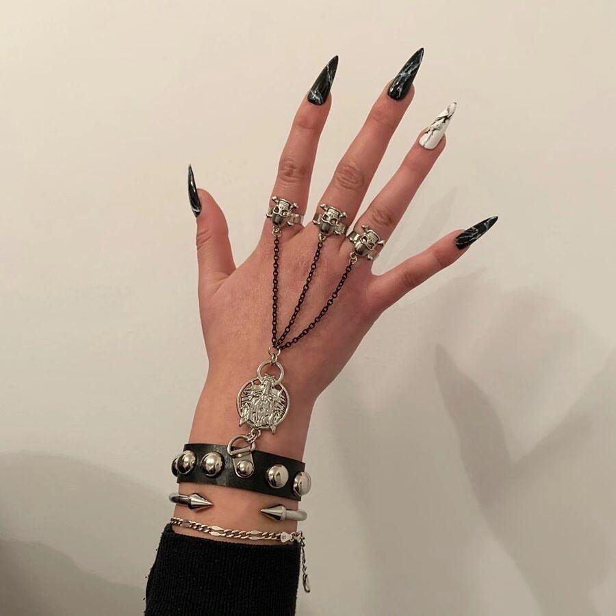 Women's Goth Bra Harness Cupless Strappy Lingerie – Punk Design