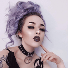 Women's Goth O-ring Rivets Faux Leather Choker