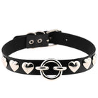 Women's Punk Heart Rivet Choker