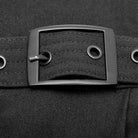 Men's Black Japanese Warrior Pantskirts With Harness