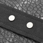 Punk-Weste mit Kunstlederdetails für Herren