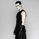 Men's faux leather Long Gloves