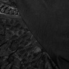 PUNK RAVE Men's Gohic Slim Fitted Ripped Shirt