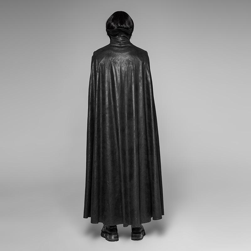 Men's Goth Long Cape Coat