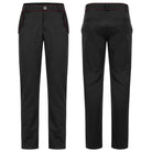 Men's Gothic Bat Packet Black Suit Pants