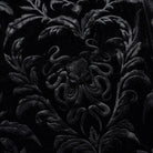 PUNK RAVE Men's Gothic Floral Printed Velvet Shirt