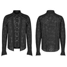 PUNK RAVE Men's Gothic Lace Shirt