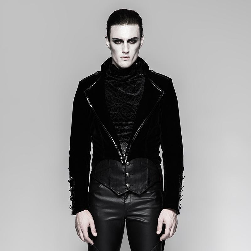 Men's Gothic Military Swallow-tail Dress Jacket – Punk Design