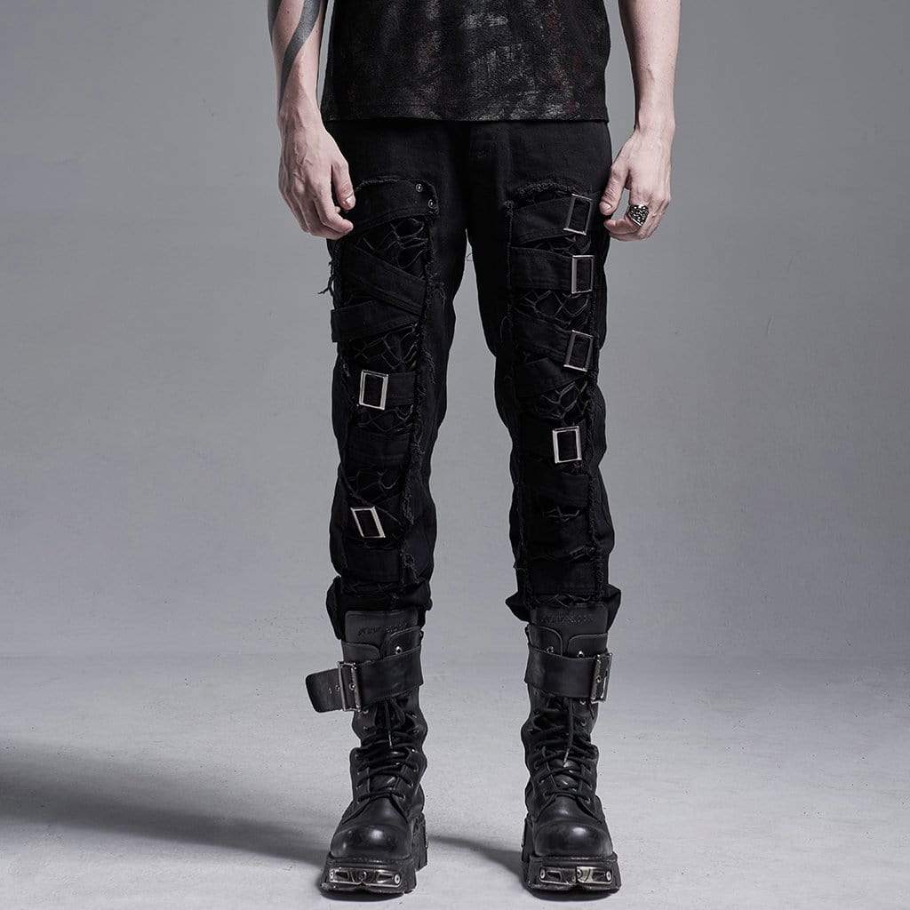 Buy VATPAVE Mens Gothic Pants Cosplay Costume Trousers Steampunk Victorian  Pants Black Small at Amazonin