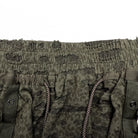 PUNK RAVE Men's Gothic Ripped Sagging Pants with Straps