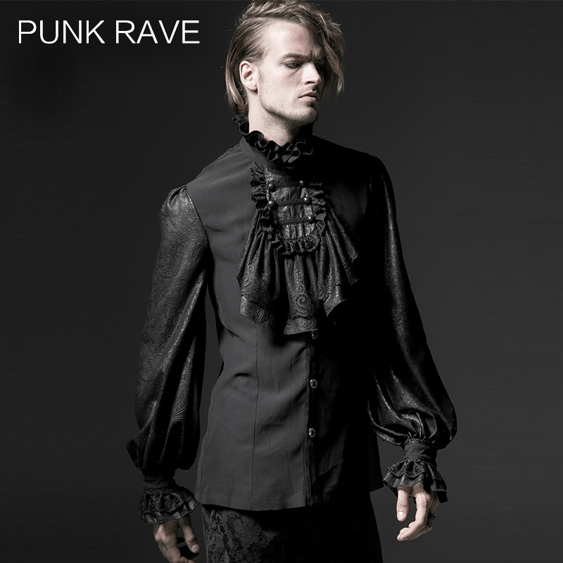 PUNK RAVE Men's Gothic Shirt
