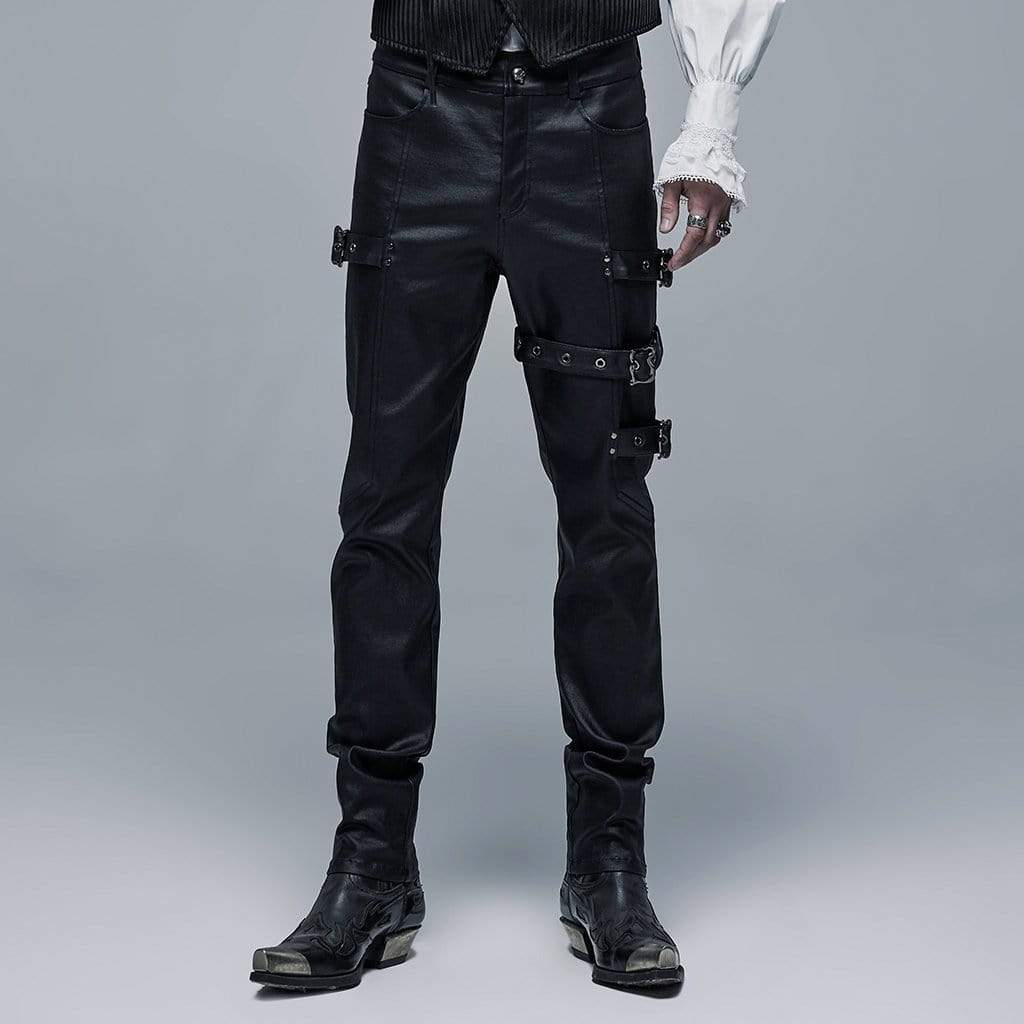 Pantalones Victorianos Para Hombre - Estilo Steampunk Gótico, Cintura Alta, Para Cosplay Y Uso Casual
