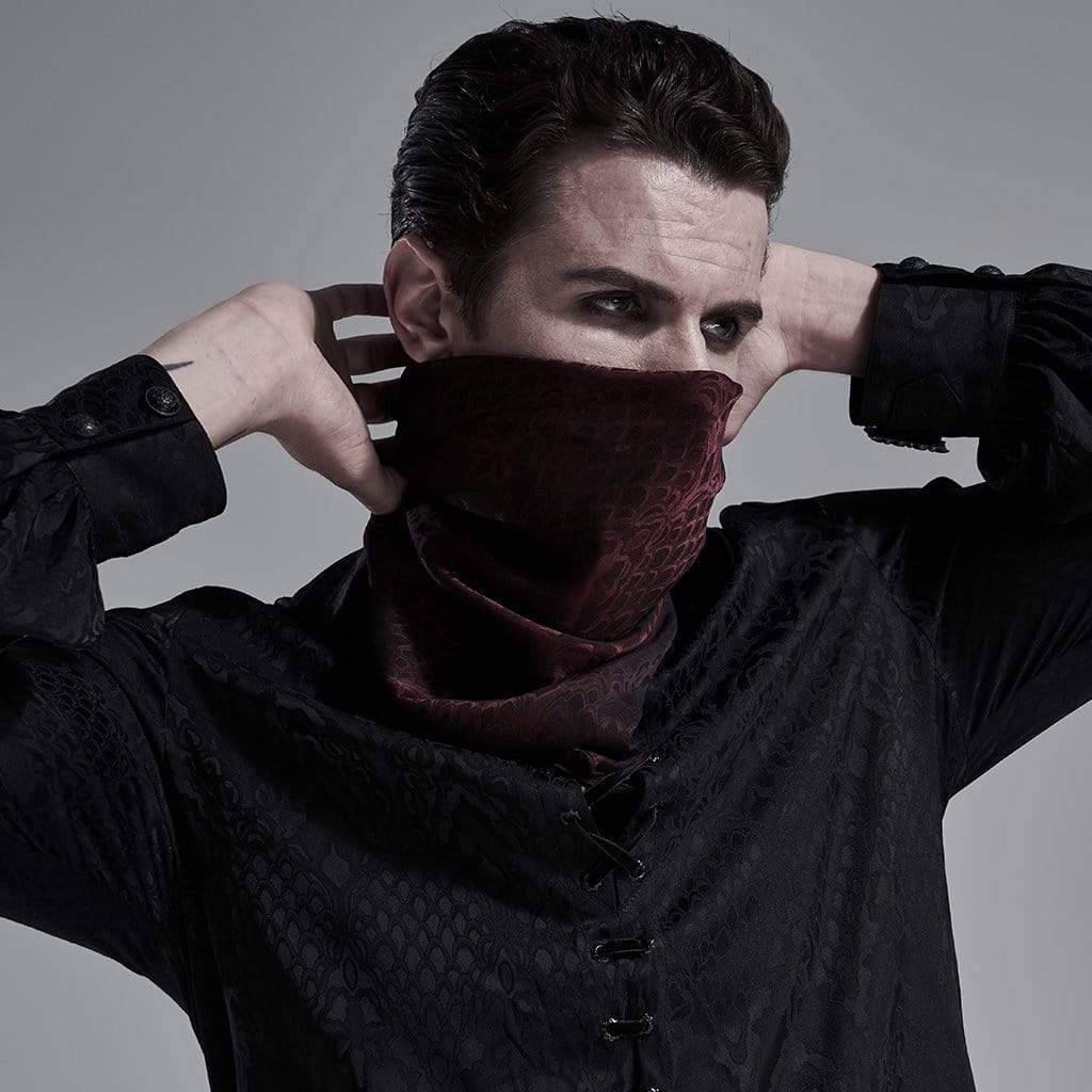 Men's Gothic Snakeskin Neckwears