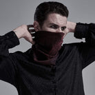 Corbatas góticas de piel de serpiente para hombre