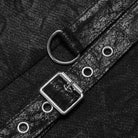 Punk Rave Men's Gothic Unedged Buckle Splice Kilt