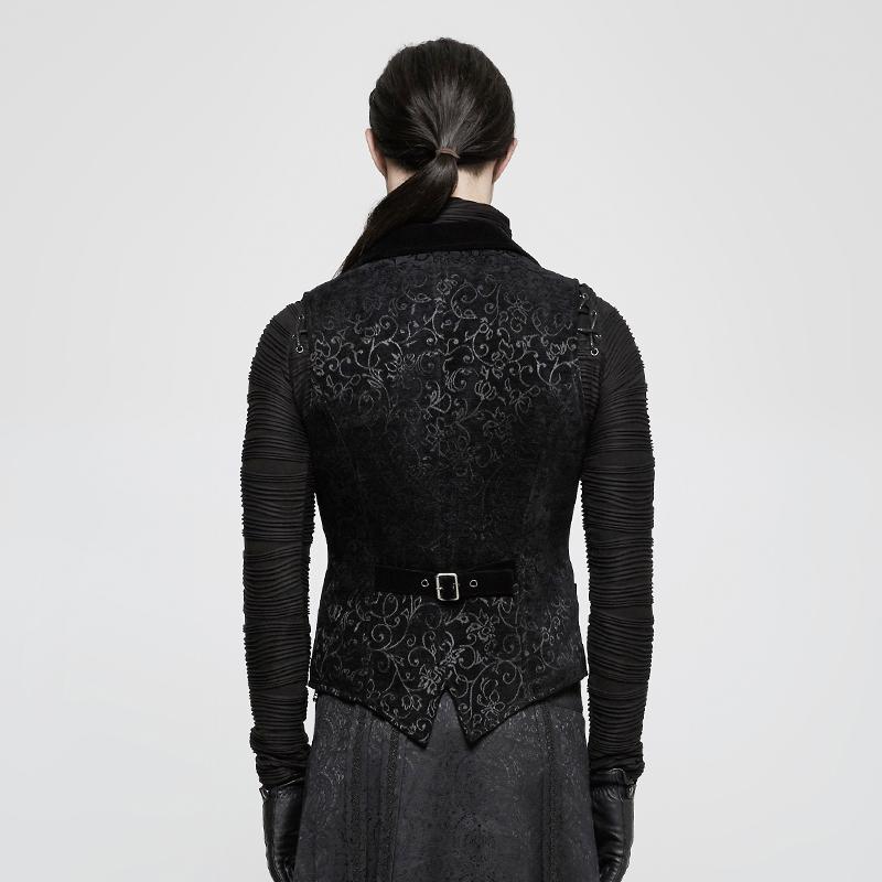 Men's Gothic Vintage Jacquard Waistcoat