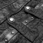 Chalecos cortos de cuello alto con hebilla estilo punk para hombre