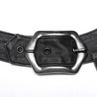 PUNK RAVE Men's Punk Distressed Buckles Harness with Bag