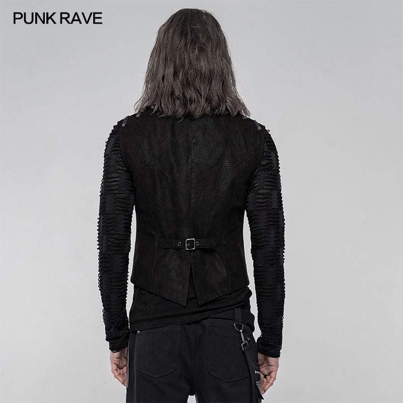 Men's Punk Heavy Metal Short Vests