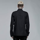 Punk Rave Men's Punk Irregular Skull Buckle Shirt