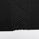 PUNK RAVE Men's Punk Mesh Splice T-shirt with Hood