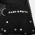 PUNK RAVE Men's Punk Rivet Mesh Tank Top