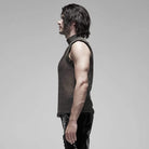 Men's Punk See-through Mesh Vests