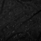 Camiseta de malla transparente con calavera punk para hombre de Punk Rave