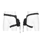 PUNK RAVE Men's Punk Skull Rivets Waist Bag