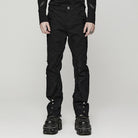 PUNK RAVE Herren Punk Spider Mesh Splice Hose