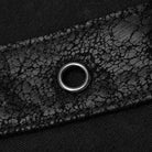 Men's Punk Zipper Lace Up T Shirt With Straps