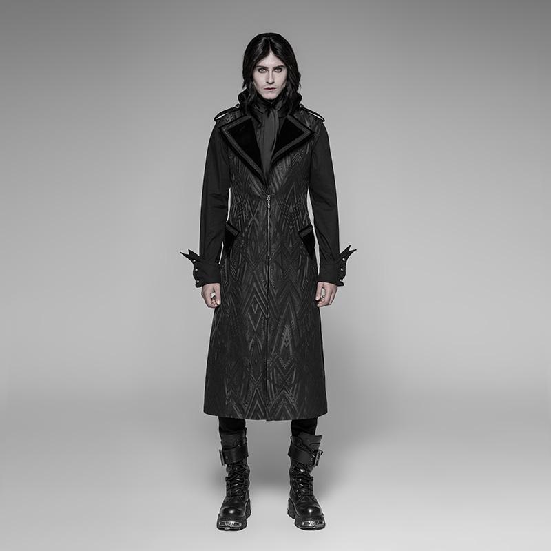 Men's Sleeveless Goth Long Coat