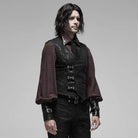 Men's Steampunk Mottled Stripes Vests