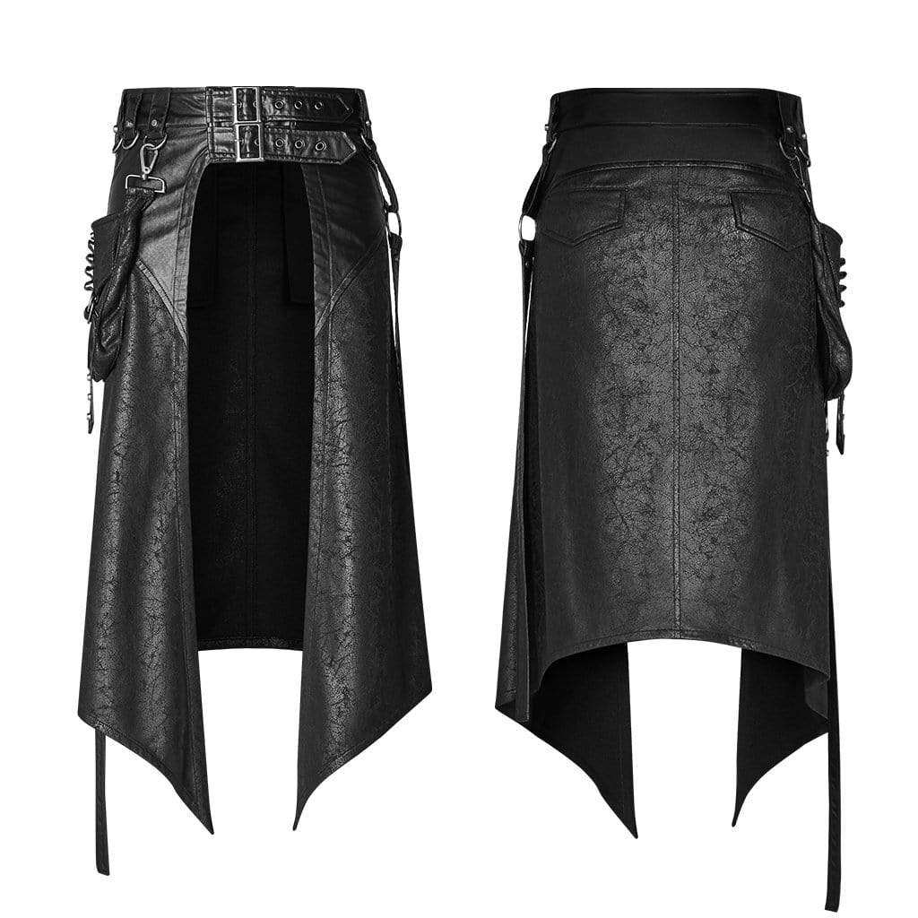 Men's Steampunk Skirt With Pocket