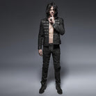 Men's Unique Armor Knee Men's Washing Jeans