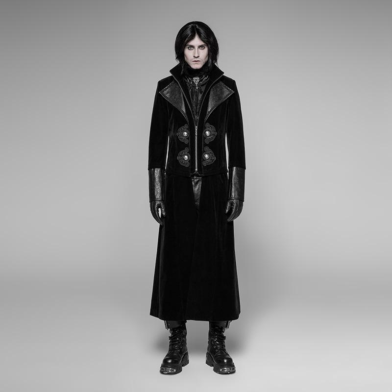Devil Fashion 燕尾服 黒 ベルベット ブラック（メンズ ゴシック 