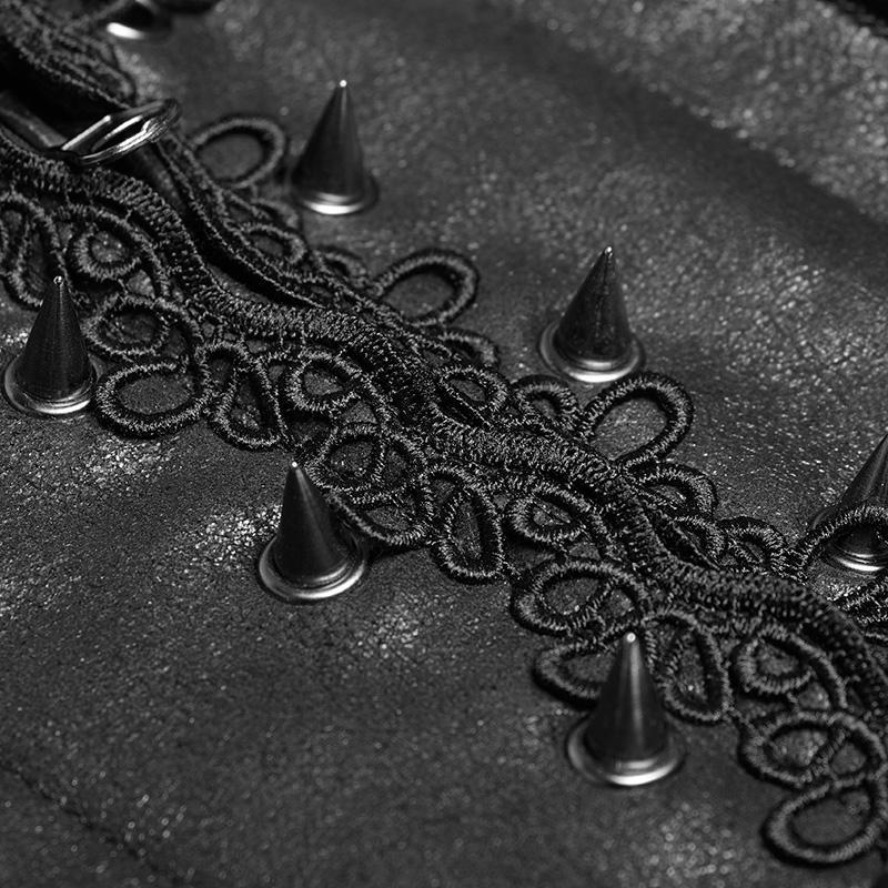 Women's Goth Embroidered Underbust Corset