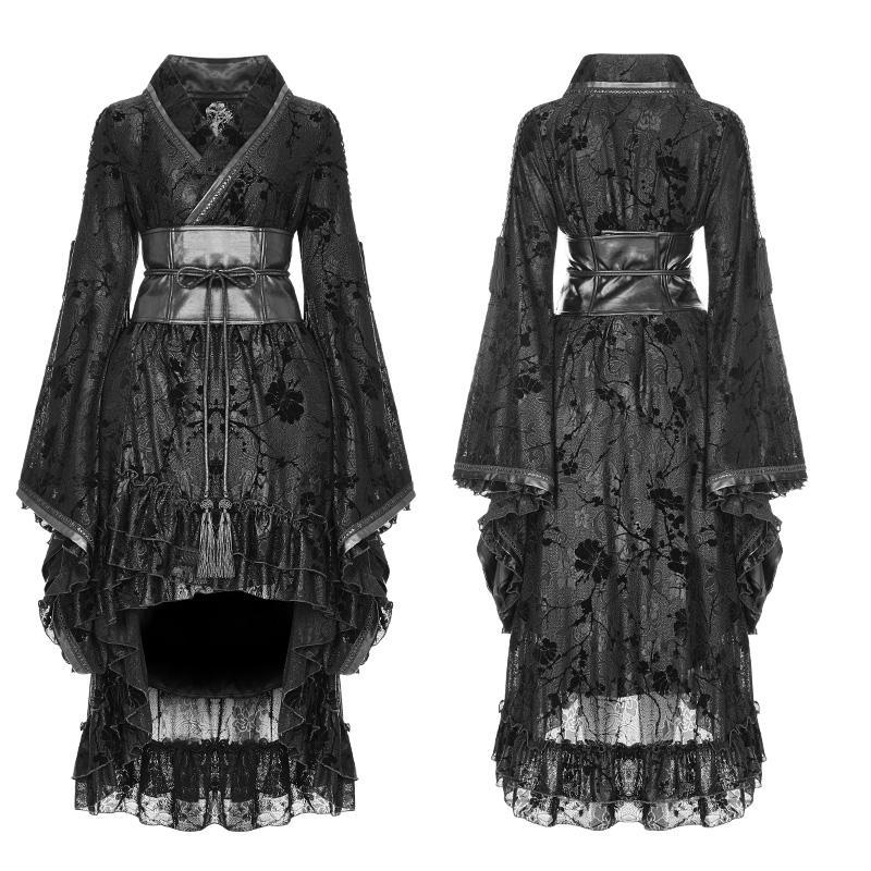Women's Goth Kimono Dress