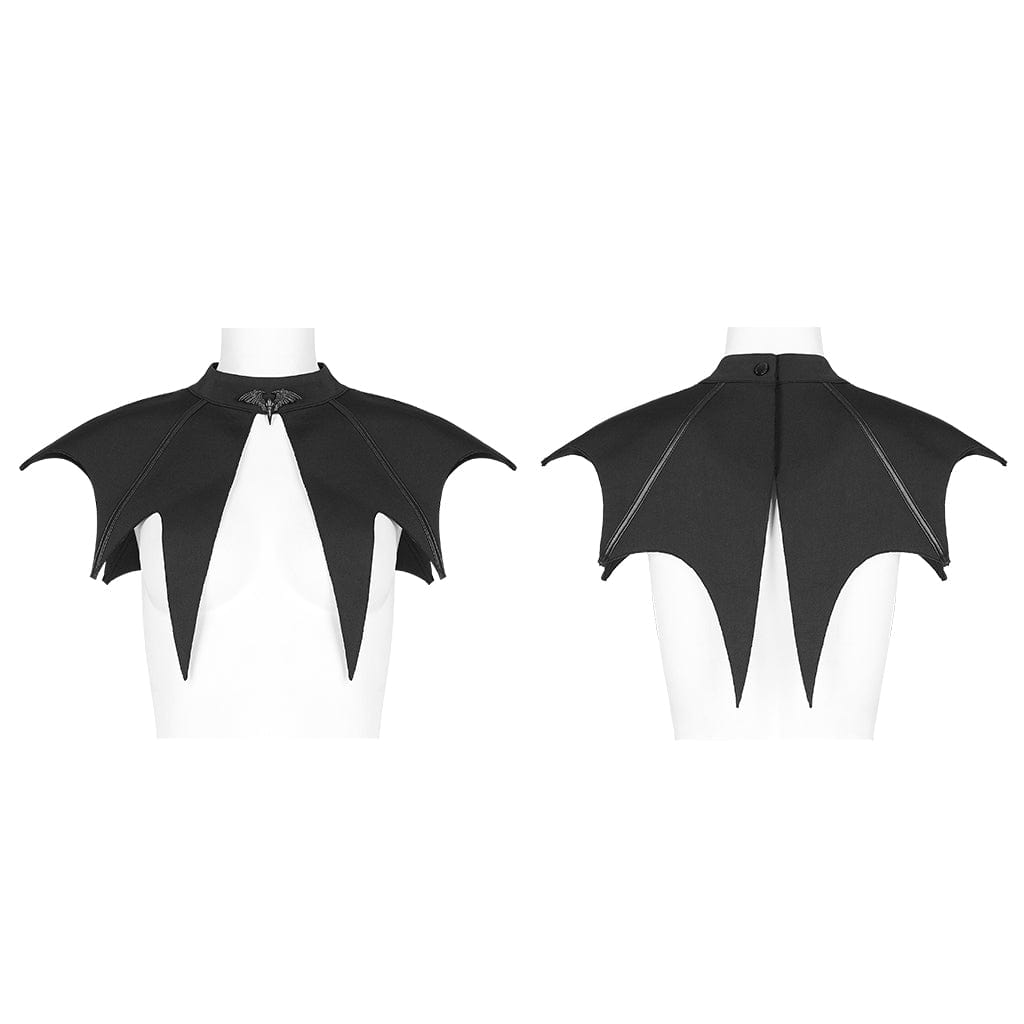 Punk Rave Women's Gothic Bat Shape Collar