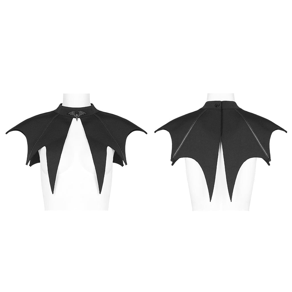 Punk Rave Women's Gothic Bat Shape Collar