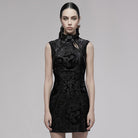 Punk Rave Women's Gothic Chinese Cheongsam Dress