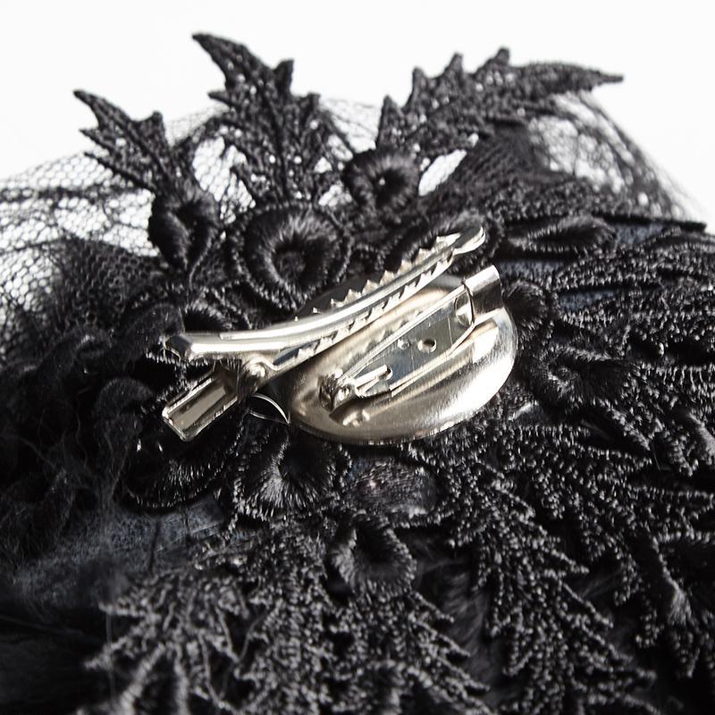 Women's Gothic Feather Faux Leather Shoulder Knots