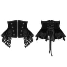 Women's Gothic Floral Front Zip Underbust Corsets