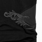 PUNK RAVE Damen Gothic Unregelmäßiges Spitz Mesh Splice Kleid